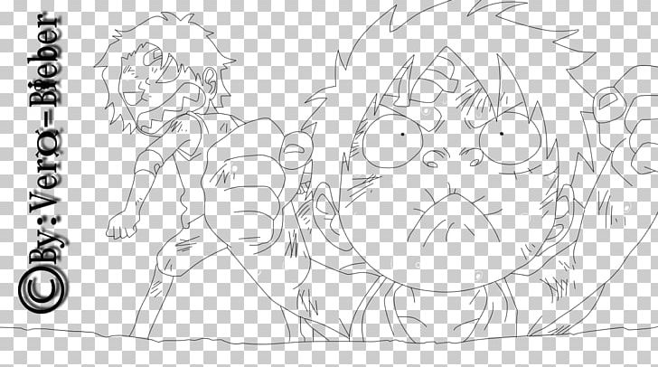 Monkey D. Luffy Portgas D. Ace Line Art Character Sketch PNG, Clipart, Angle, Area, Artist, Artwork, Black Free PNG Download