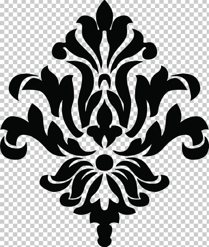 Damask Stencil Pattern PNG, Clipart, Art, Black And White, Damask, Decal, Design Free PNG Download