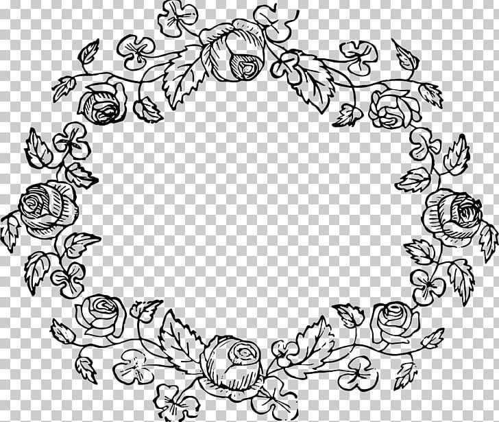 Flower Frames PNG, Clipart, 725, Area, Art, Black And White, Circle Free PNG Download