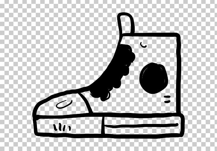 Shoe Computer Icons Cartoon PNG, Clipart, Area, Black, Black And White, Brand, Cartoon Free PNG Download
