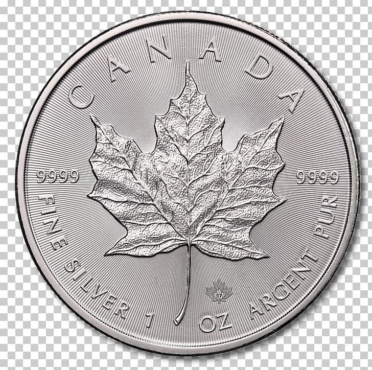 Canadian Silver Maple Leaf Canadian Gold Maple Leaf Bullion Coin PNG, Clipart, American Gold Eagle, American Silver Eagle, Black And White, Bullion, Bullion Coin Free PNG Download