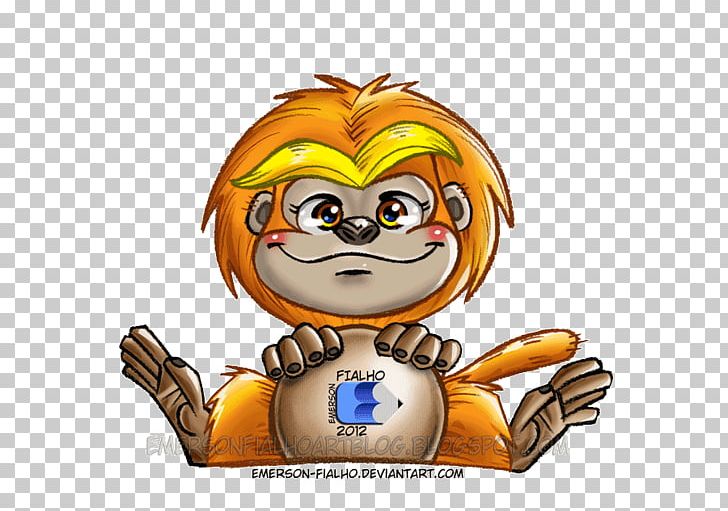 Golden Lion Tamarin Cartoon Drawing Monkey PNG, Clipart, Animals, Cartoon, Computer Wallpaper, Digital Art, Drawing Free PNG Download
