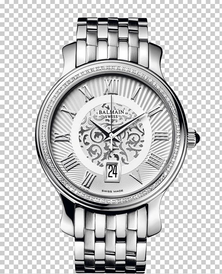 Interesting Things Watch Strap Balmain Clock PNG, Clipart, Accessories, Balmain, Black And White, Brand, Casio Free PNG Download