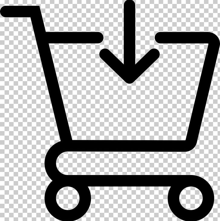 Computer Icons Shopping Cart PNG, Clipart, Angle, Area, Black And White, Computer Icons, Encapsulated Postscript Free PNG Download