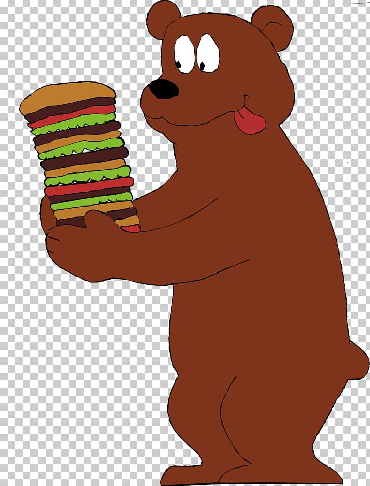Hamburger Teddy Bear Cartoon Food PNG, Clipart, Animaatio, Bar, Bear, Beaver, Bing Free PNG Download