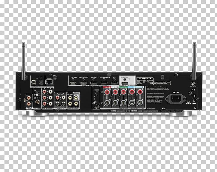 5.2 AV Receiver Marantz NR1508/N1 5x85 Ultra HD Audio Marantz NR1608 7.2 AV Receiver PNG, Clipart, Amplifier, Audio, Audio Equipment, Audio Receiver, Av Receiver Free PNG Download
