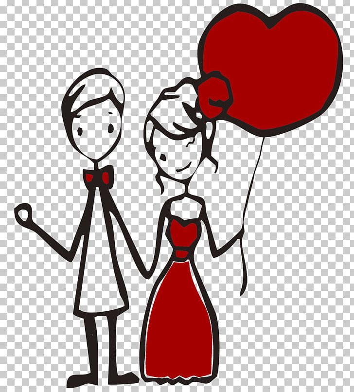 Couple Falling In Love Woman PNG Clipart Balloon Babe Cartoon Cartoon Character Cartoon