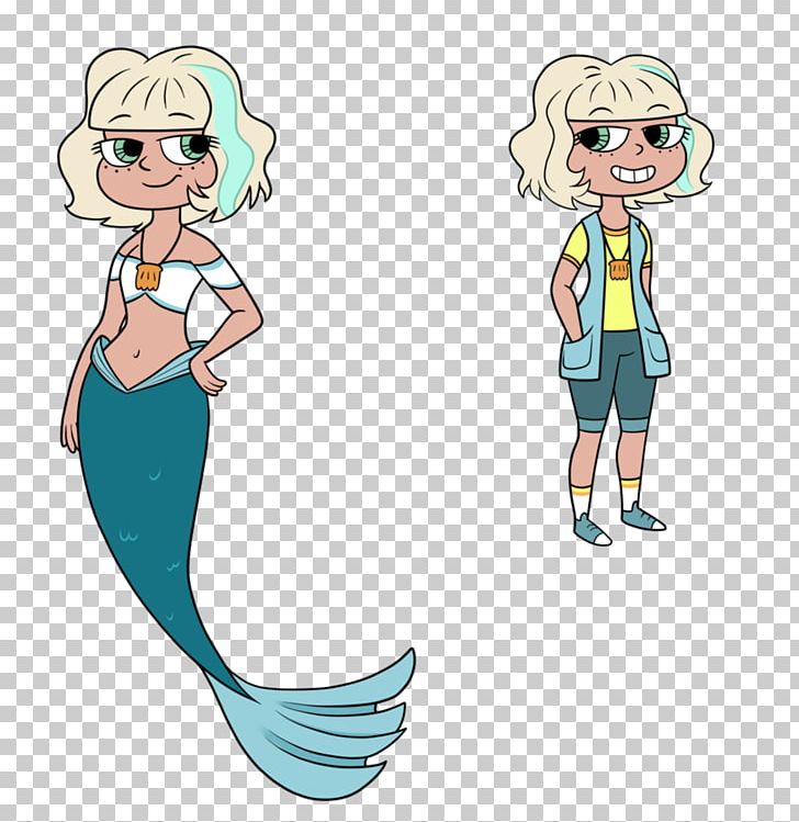 Marco Diaz Mermaid YouTube English PNG, Clipart, Arm, Art, Cartoon, Child, Clothing Free PNG Download