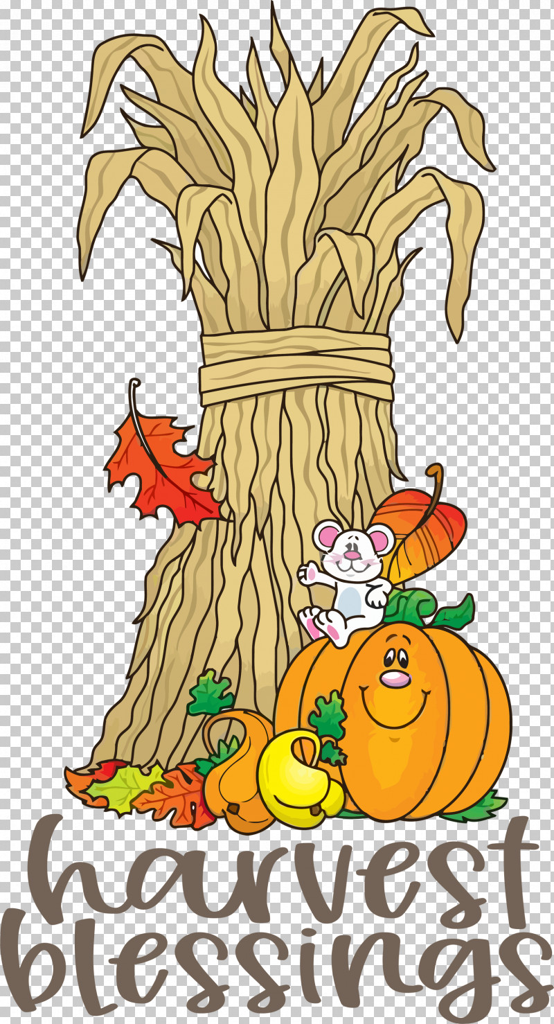 Harvest Blessings Thanksgiving Autumn PNG, Clipart, Autumn, Clip Art For Fall, Color, Drawing, Harvest Blessings Free PNG Download