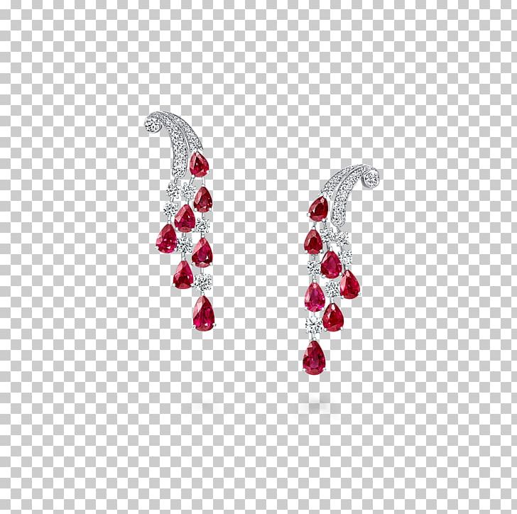 Ruby Earring Graff Diamonds Baselworld PNG, Clipart, Baselworld, Body Jewelry, Carat, Charms Pendants, Chopard Free PNG Download