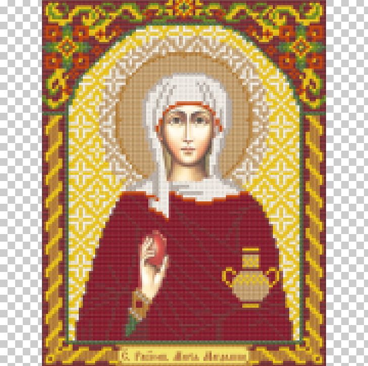 Mary Magdalene Cross-stitch Bead Embroidery PNG, Clipart, Art, Bead, Bead Embroidery, Canvas, Crossstitch Free PNG Download