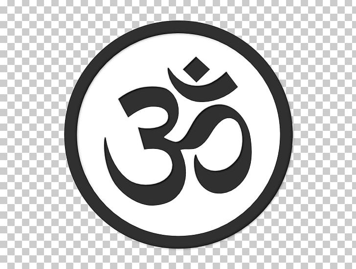Om Hinduism Namaste Hindu Temple Symbol PNG, Clipart, Black And White, Brand, Circle, Deva, Hindu Free PNG Download