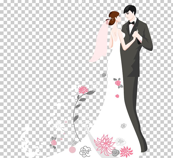 Wedding Invitation Adobe Illustrator Illustration PNG, Clipart, Bride, Cartoon, Couple, Dancing, Fashion Design Free PNG Download