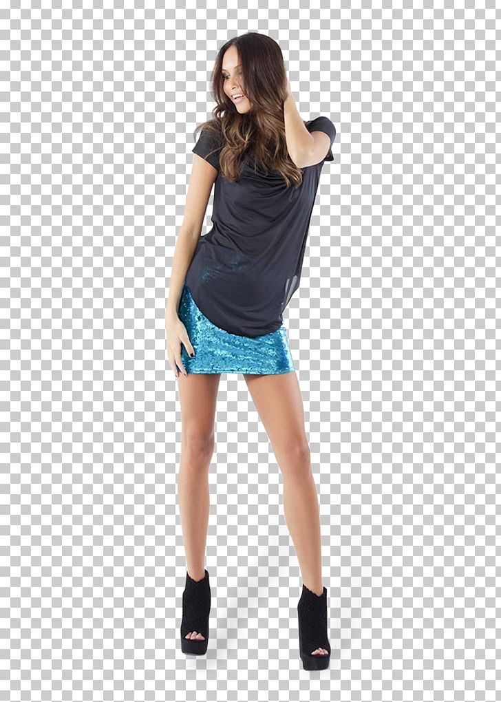 Miniskirt Shoulder Shorts Sleeve Waist PNG, Clipart, Abdomen, Blue, Blue Skirt, Clothing, Electric Blue Free PNG Download