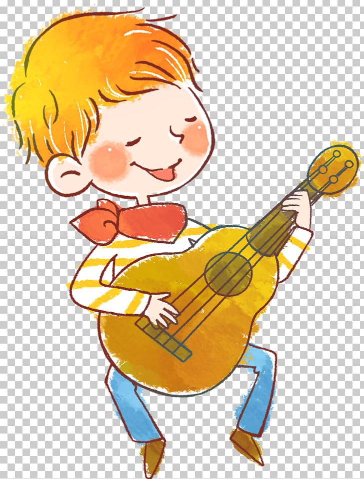 Guitar Child Cartoon PNG, Clipart, Art, Artwork, Boy, Cartoon, Chibi Free PNG Download