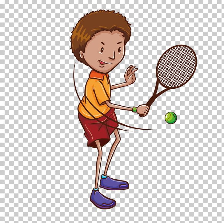 Tennis Player Drawing Illustration PNG, Clipart, Boy, Cartoon, Cartoon Character, Cartoon Eyes, Cartoons Free PNG Download
