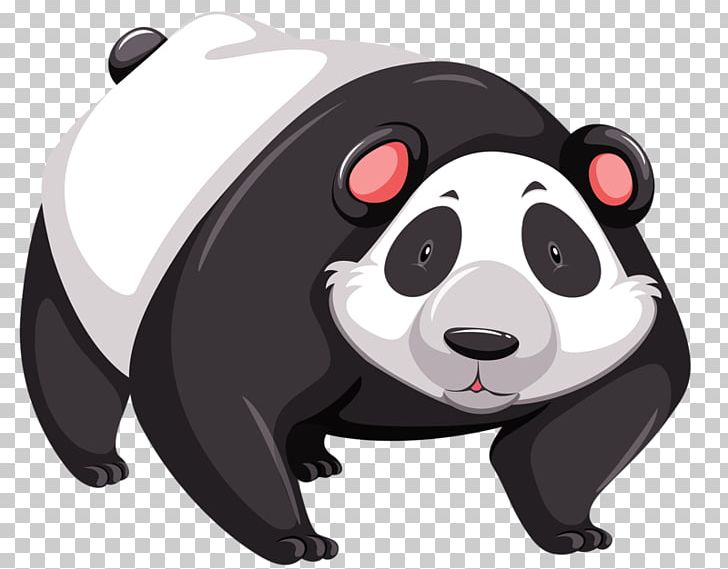Giant Panda Drawing Illustration PNG, Clipart, Animals, Bamboo, Bear, Black, Carnivoran Free PNG Download