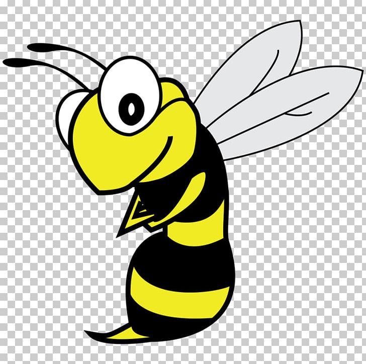 Honey Bee Cartoon White PNG, Clipart, Artwork, Beak, Bee, Black, Black And White Free PNG Download