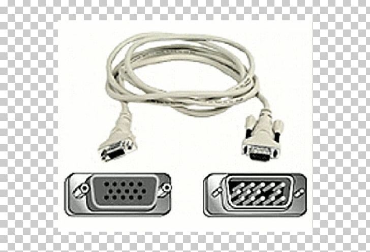 Serial Cable VGA Connector Electrical Cable Video Graphics Array Extension Cords PNG, Clipart, 3 M, Adapter, Belkin, Cable, Computer Hardware Free PNG Download
