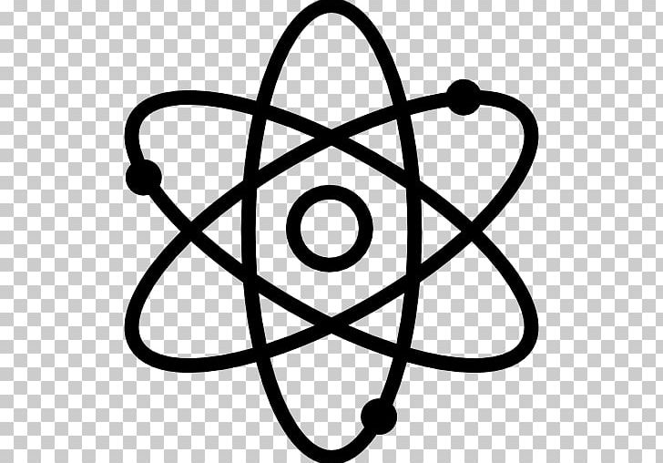 Atom Symbol PNG, Clipart, Atom, Atomic Nucleus, Black And White, Circle, Flat Design Free PNG Download
