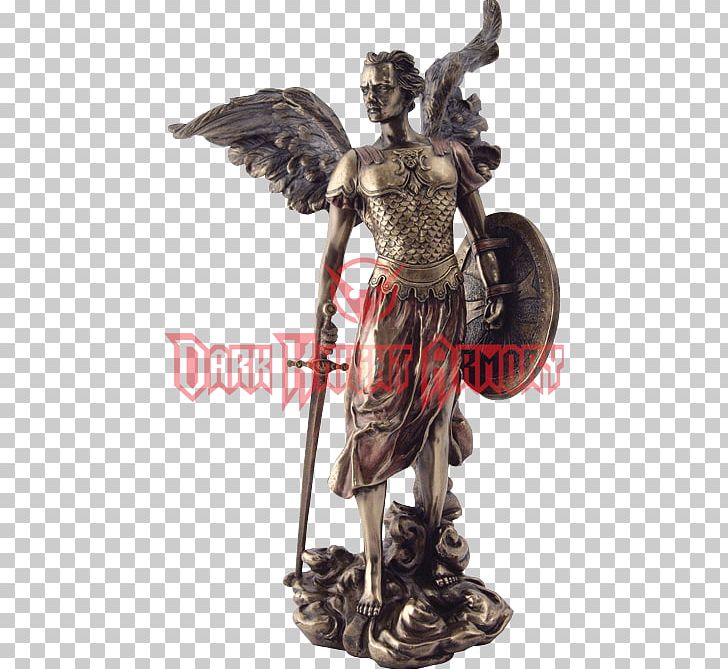 St. Michael Saint Michael Fighting The Dragon Statue Sculpture PNG, Clipart, Action Figure, Angel, Archangel, Archangel Michael, Bronze Free PNG Download