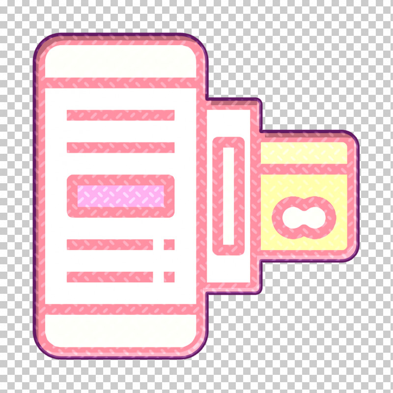 Mobile Banking Icon Payment Method Icon Shopping Icon PNG, Clipart, Line, Mobile Banking Icon, Payment Method Icon, Pink, Rectangle Free PNG Download