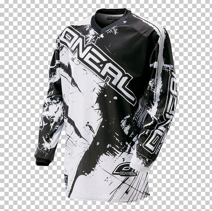 Jersey Motocross White Enduro Motorcycle Quad Bike PNG, Clipart, Bicycle, Black, Black And White, Chemical Element, Clothing Free PNG Download