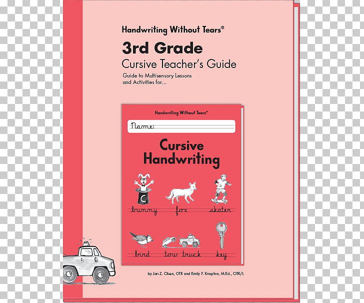 Cursive Teacher's Guide Cursive Success Third Grade Fourth Grade PNG, Clipart,  Free PNG Download