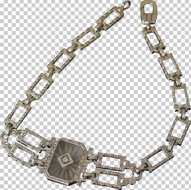 Bracelet Jewellery Silver Art Deco Chain PNG, Clipart,  Free PNG Download