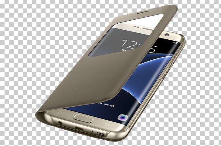 Samsung Galaxy S7 Edge (G935) Silver / Single SIM Samsung S-View Flip Cover For Galaxy S7 Edge Samsung Group PNG, Clipart, Electronic Device, Electronics, Gadget, Mobile Phone, Mobile Phones Free PNG Download