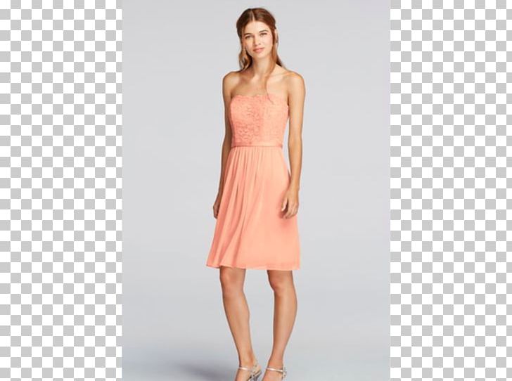 Cocktail Dress David's Bridal Satin Strapless Dress PNG, Clipart,  Free PNG Download