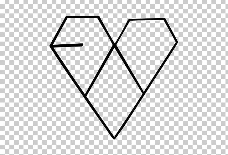 XOXO EXO Logo PNG, Clipart, Angle, Area, Baekhyun, Black, Black And White Free PNG Download