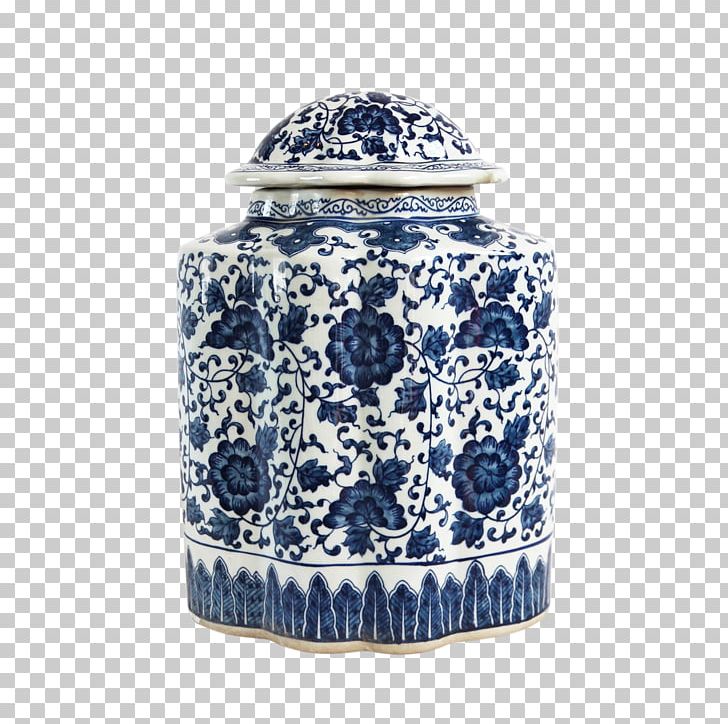 Blue And White Pottery Ceramic Jar Porcelain Oriental Blue And White PNG, Clipart, Artifact, Blue, Blue And White Porcelain, Blue And White Pottery, Bottle Free PNG Download