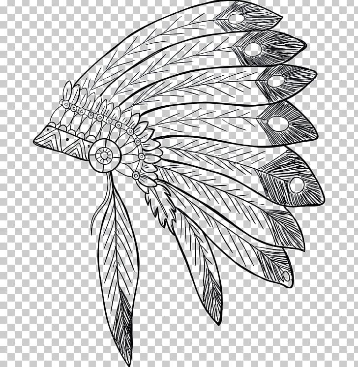 War Bonnet Indigenous Peoples Of The Americas Native Americans In The United States Drawing Tribal Chief PNG, Clipart, Americans, Art, Artwork, Black And White, Dreamcatcher Free PNG Download