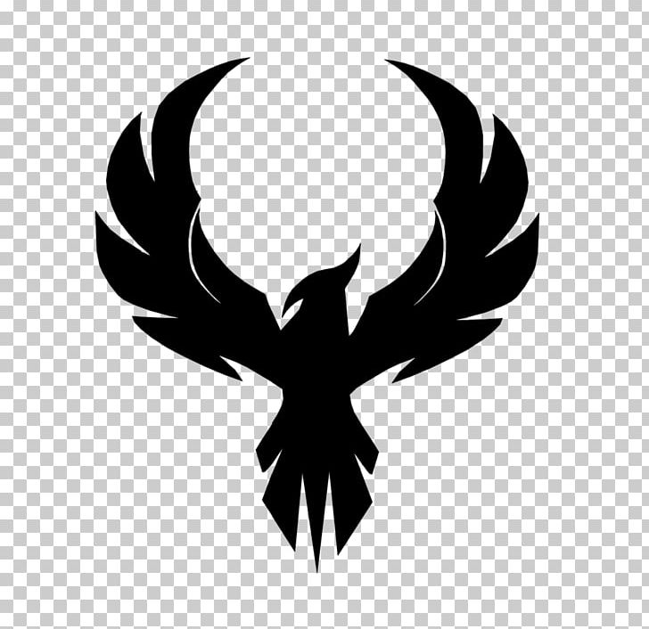 Phoenix Wall Decal Sticker Car PNG, Clipart, Beak, Bird, Bird Of Prey, Black And White, Bumper Sticker Free PNG Download