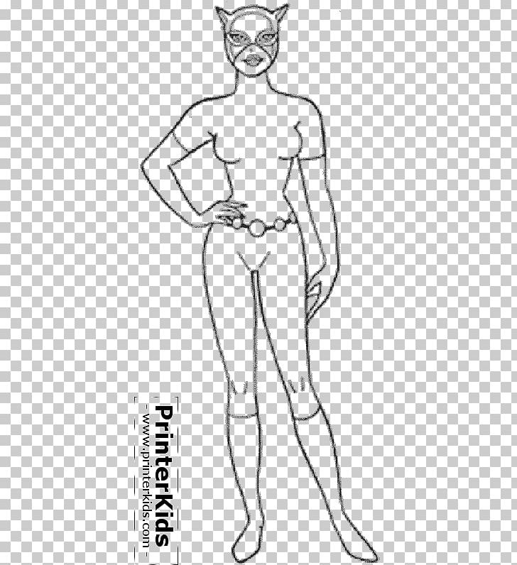 Catwoman Batman: Arkham City Batwoman Colouring Pages PNG, Clipart, Abdomen, Angle, Arm, Cartoon, Dark Knight Rises Free PNG Download