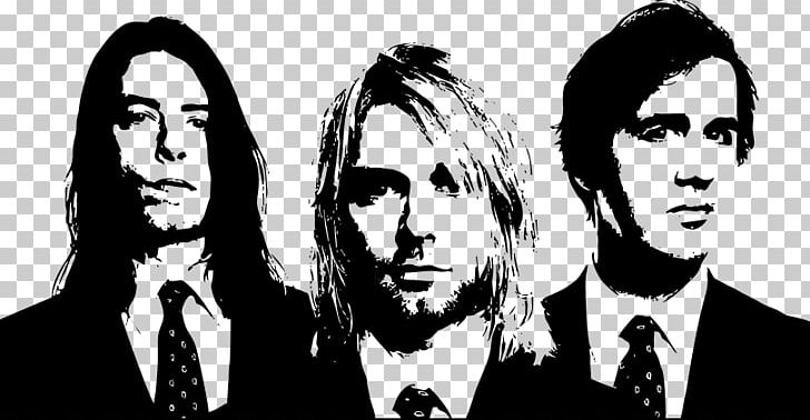 Kurt Cobain Nirvana Dave Grohl Krist Novoselic With The Lights Out PNG, Clipart, Album, Artist, Black And White, Dave Grohl, Discography Free PNG Download