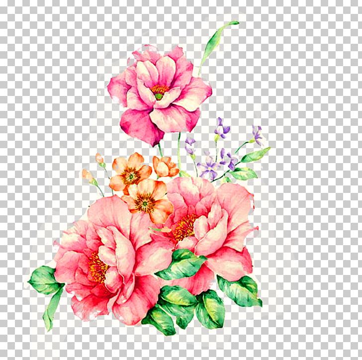 Pink Flowers Watercolor Painting PNG, Clipart, Artificial Flower, Art Paintings, Azalea, Blossom, Cut Flowers Free PNG Download
