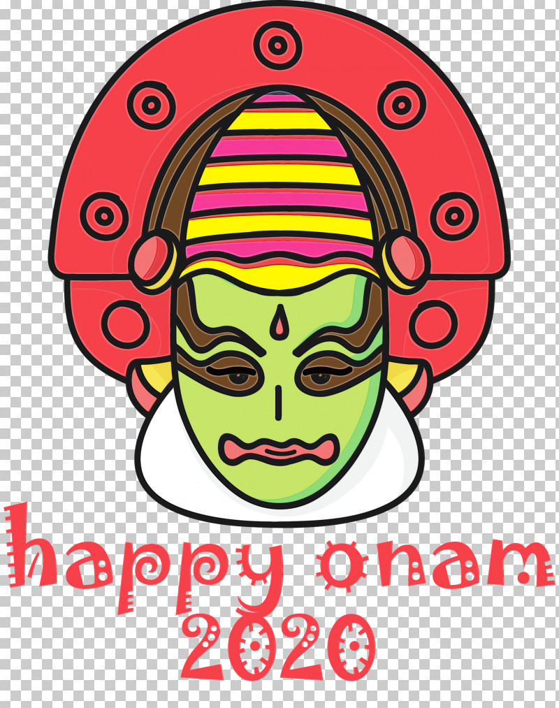 Smiley Laughter Happiness Headgear Line PNG, Clipart, Area, Behavior, Happiness, Happy Onam, Headgear Free PNG Download
