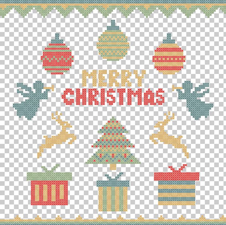 Christmas Tree Gift Knitting PNG, Clipart, Area, Border, Christmas Decoration, Christmas Frame, Christmas Lights Free PNG Download
