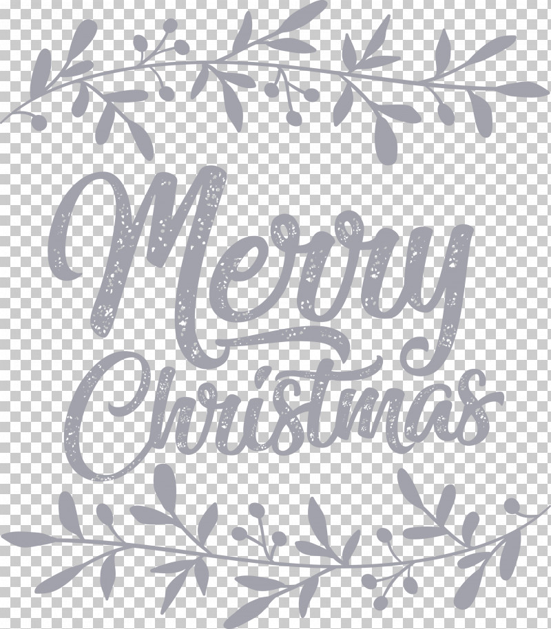 Merry Christmas PNG, Clipart, Biology, Black, Branching, Calligraphy, Flower Free PNG Download