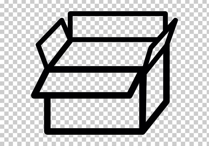 Cardboard Box Computer Icons Paper PNG, Clipart, Angle, Area, Black, Black And White, Box Free PNG Download
