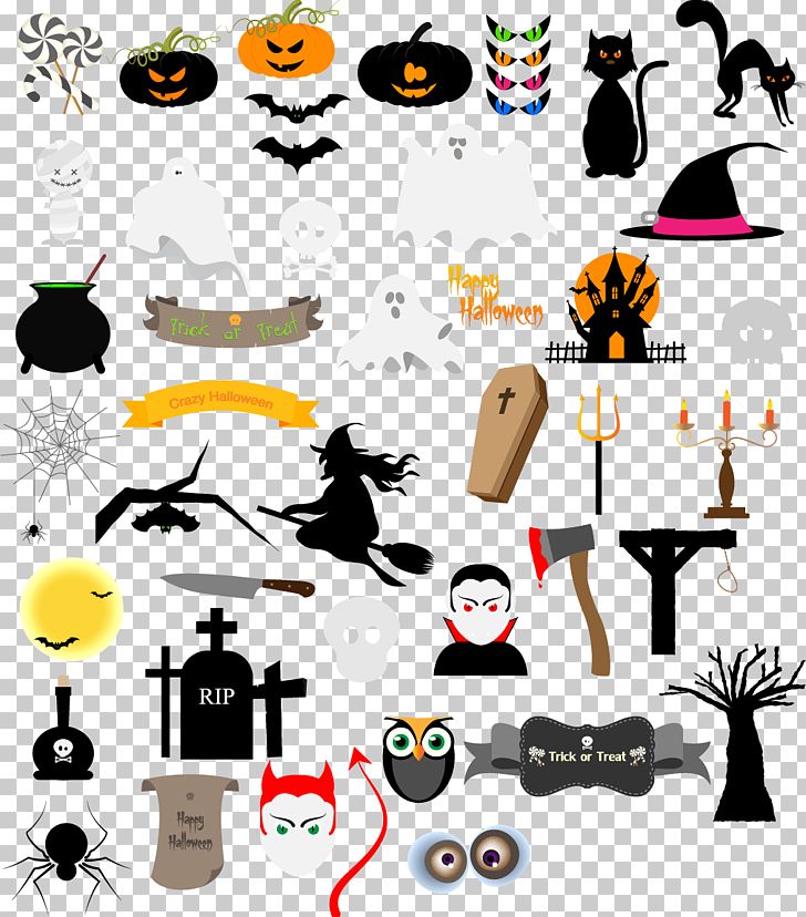Halloween All Saints' Day Holiday Pattern PNG, Clipart, Animal, Cartoon, Clip Art, Design, Design Element Free PNG Download