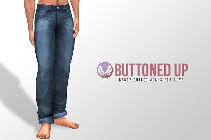 The Sims 4 Wide-leg Jeans Slim-fit Pants PNG, Clipart, Blue, Clothing, Clothing Accessories, Cuff, Denim Free PNG Download