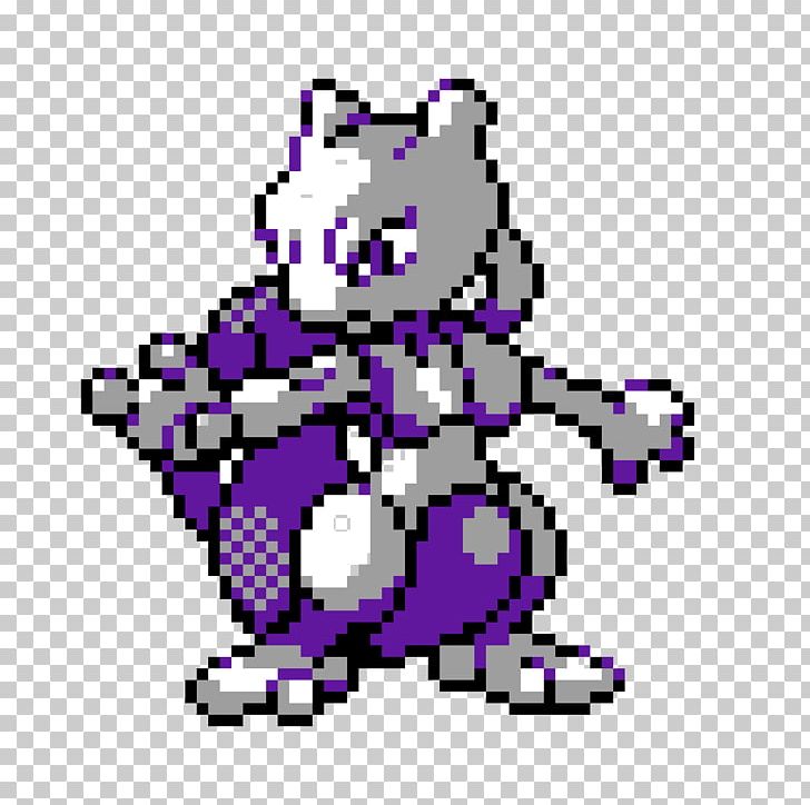 Minecraft Mewtwo Pixel Art Sprite PNG, Clipart, Area, Art, Charizard, Fictional Character, Line Free PNG Download
