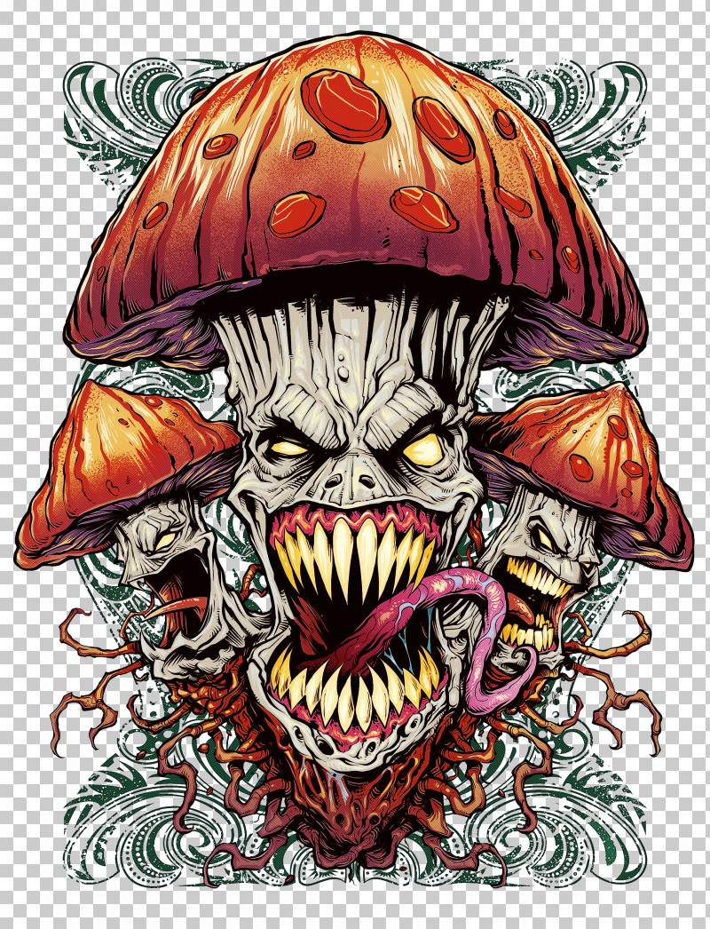 Demon Skull Bone Headgear T-shirt PNG, Clipart, Bone, Demon, Drawing, Headgear, Skull Free PNG Download