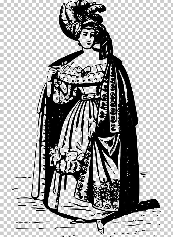 French Fashion France 1830s Clothing PNG, Clipart, 1830s, Art, Black And White, Clothing, Costume Free PNG Download