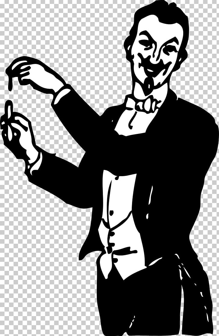 Magician Illusionist PNG, Clipart, Art, Black And White, Cartoon, Drawing,  Fictional Character Free PNG Download