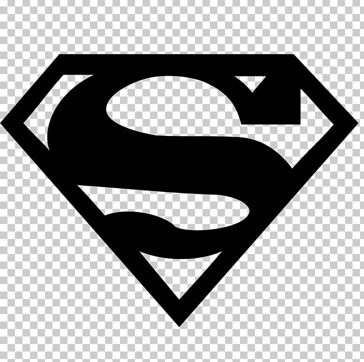 Superman Logo T-shirt Decal PNG, Clipart, Angle, Area, Black And White, Brand, Decal Free PNG Download