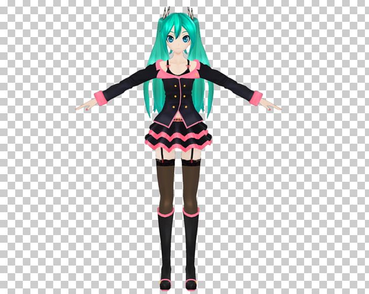 Sweet Devil Hatsune Miku: Project DIVA MikuMikuDance PNG, Clipart, Action Figure, Art, Character, Clothing, Costume Free PNG Download